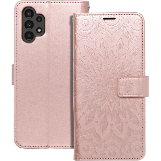 Mezzo Book Case For Samsung A13 4G Mandala Rose Gold OEM