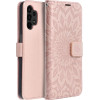 Mezzo Book Case For Samsung A13 4G Mandala Rose Gold OEM