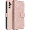 Mezzo Book Case For Samsung A13 5G / A04S Mandala Rose Gold OEM