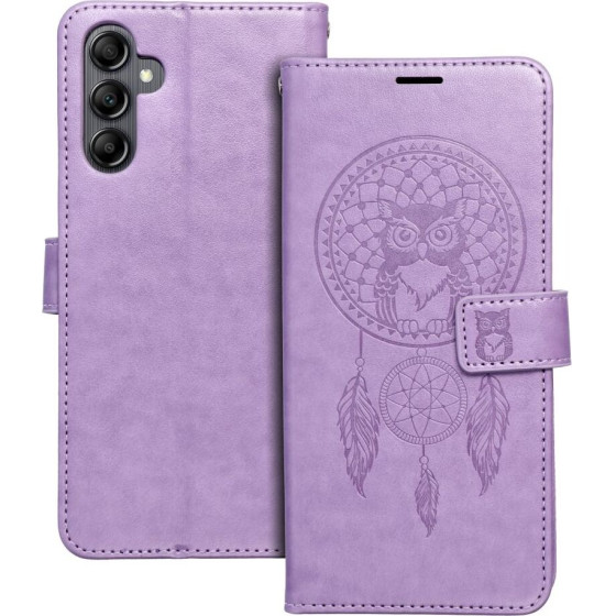 Mezzo Book Case For Samsung A14 4G / A14 5G Dreamcatcher Purple OEM