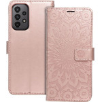 Mezzo Book Case For Samsung A23 5G Mandala Rose Gold OEM