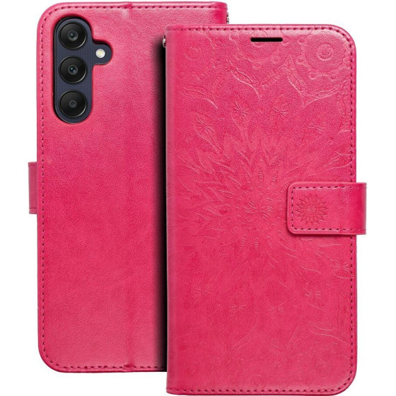 Mezzo Book Case For Samsung A25 5G Mandala Magenta OEM
