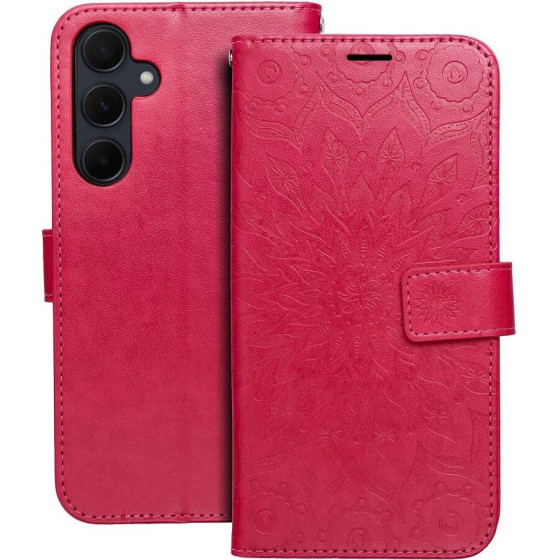 Mezzo Book Case For Samsung A35 5G Mandala Magenta OEM