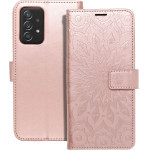 Mezzo Book Case For Samsung A52 5G / A52 Lte ( 4G ) / A52s 5G Mandala Rose Gold OEM