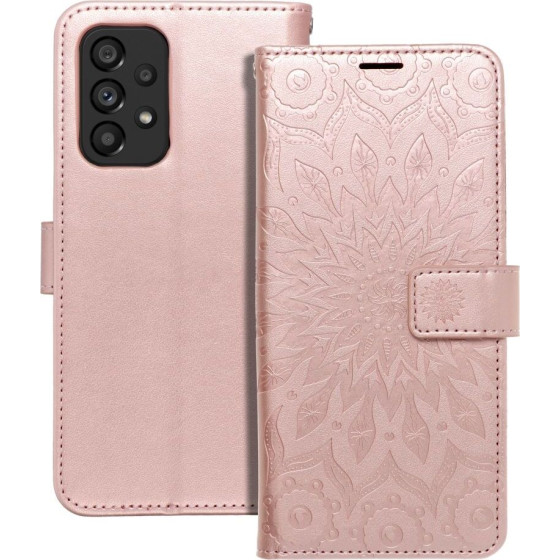Mezzo Book Case For Samsung A53 5G Mandala Rose Gold OEM