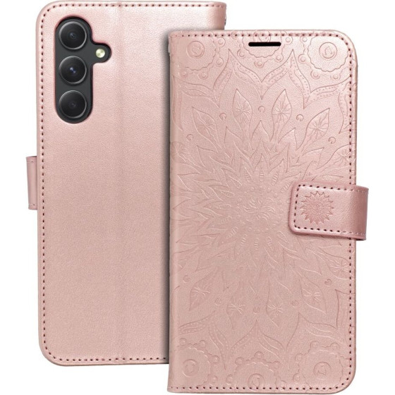 Mezzo Book Case For Samsung A54 5G Mandala Rose Gold OEM