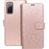 Mezzo Book Case For Samsung S20 Fe / S20 Fe 5G Mandala Rose Gold OEM