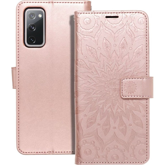 Mezzo Book Case For Samsung S20 Fe / S20 Fe 5G Mandala Rose Gold OEM