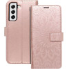 Mezzo Book Case For Samsung S21 Fe Mandala Rose Gold OEM