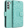 Mezzo Book Case For Samsung S22 Mandala Green OEM
