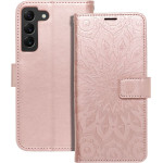 Mezzo Book Case For Samsung S22 Mandala Rose Gold OEM