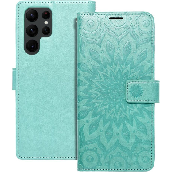 Mezzo Book Case For Samsung S22 Ultra Mandala Green OEM
