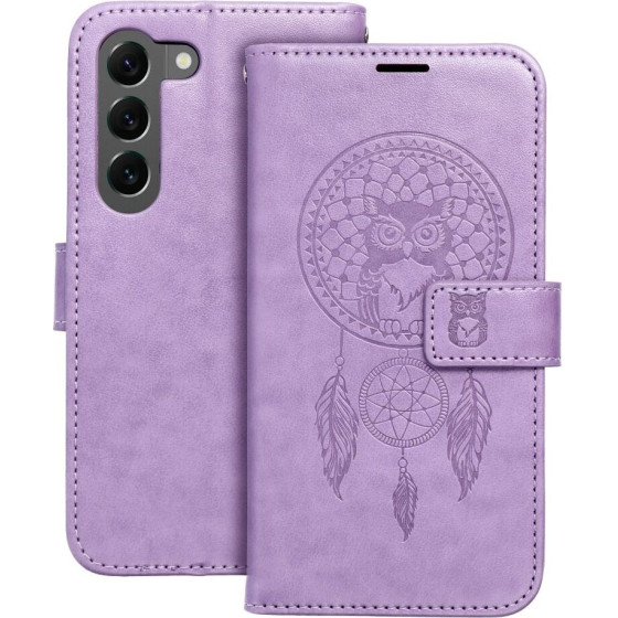 Mezzo Book Case For Samsung S23 Dreamcatcher Purple OEM