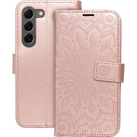 Mezzo Book Case For Samsung S23 Mandala Rose Gold OEM