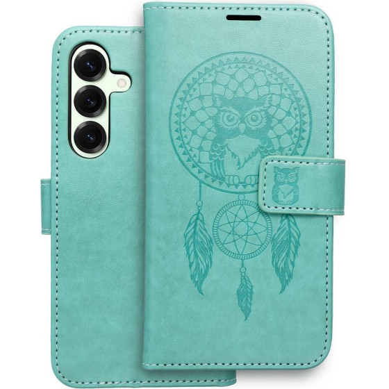 Mezzo Book Case For Samsung S25 Dreamcatcher Green OEM