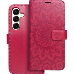 Mezzo Book Case For Samsung S25 Mandala Magenta OEM