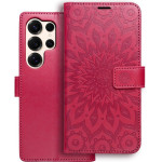 Mezzo Book Case For Samsung S25 Ultra Mandala Magenta OEM