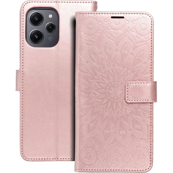 Mezzo Book Case For Xiaomi Redmi 12 4G / 12 5G Mandala Rose Gold OEM