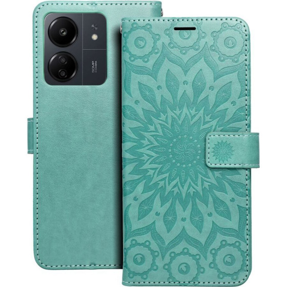 Mezzo Book Case For Xiaomi Redmi 13C / Poco C65 Mandala Green OEM
