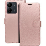 Mezzo Book Case For Xiaomi Redmi 13C / Poco C65 Mandala Rose Gold OEM