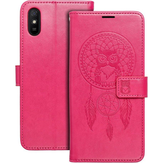 Mezzo Book Case For Xiaomi Redmi 9AT / Redmi 9A Dreamcatcher Magenta OEM