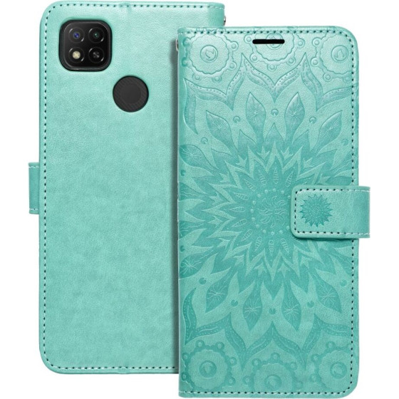 Mezzo Book Case For Xiaomi Redmi 9C / 9C Nfc Mandala Green OEM