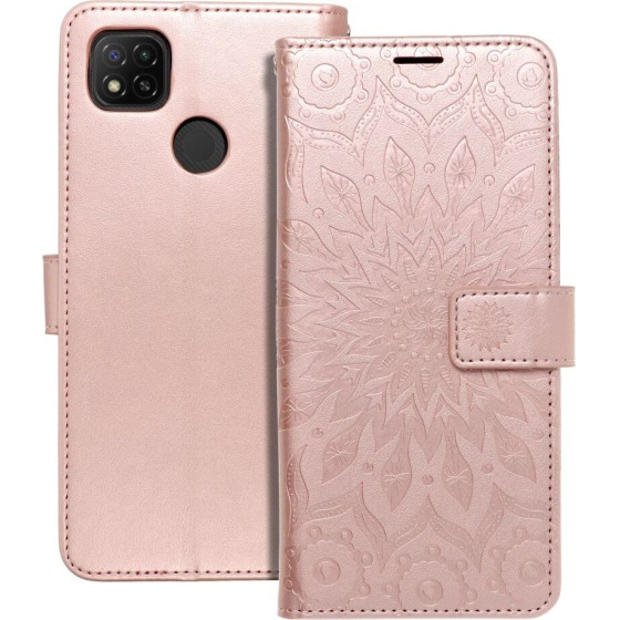 Mezzo Book Case For Xiaomi Redmi 9C / 9C Nfc Mandala Rose Gold OEM