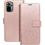 Mezzo Book Case For Xiaomi Redmi Note 10 / 10S Mandala Rose Gold OEM