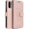Mezzo Book Case For Xiaomi Redmi Note 10 / 10S Mandala Rose Gold OEM