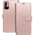 Mezzo Book Case For Xiaomi Redmi Note 10 5G / Poco M3 Pro / Poco M3 Pro 5G Mandala Rose Gold OEM