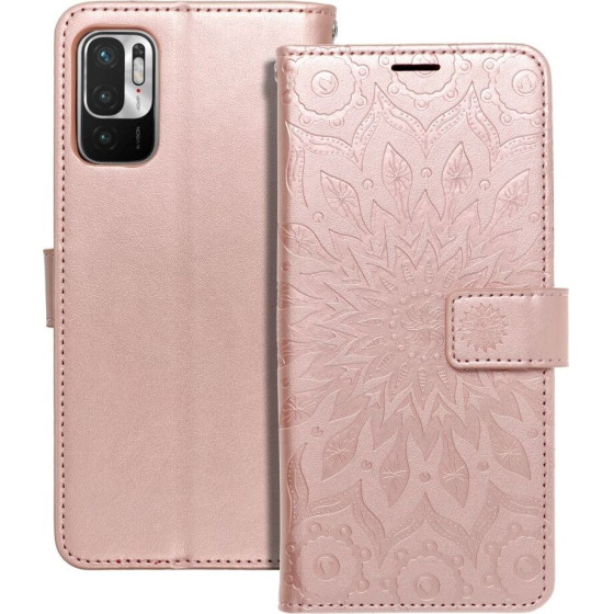 Mezzo Book Case For Xiaomi Redmi Note 10 5G / Poco M3 Pro / Poco M3 Pro 5G Mandala Rose Gold OEM