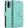 Mezzo Book Case For Xiaomi Redmi Note 10 Pro Mandala Green OEM