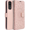 Mezzo Book Case For Xiaomi Redmi Note 11 / 11S Mandala Rose Gold OEM
