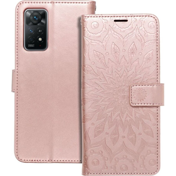 Mezzo Book Case For Xiaomi Redmi Note 11 Pro / 11 Pro 5G Mandala Rose Gold OEM