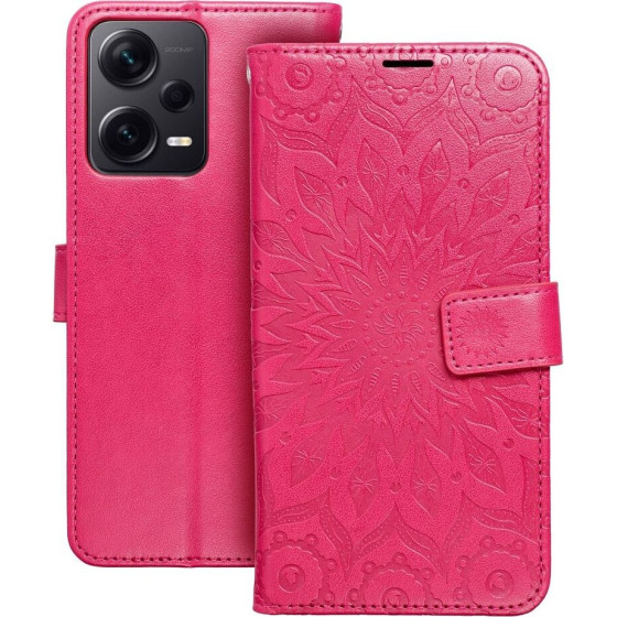 Mezzo Book Case For Xiaomi Redmi Note 12 5G Mandala Magenta OEM