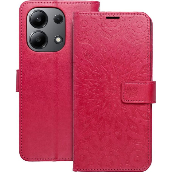 Mezzo Book Case For Xiaomi Redmi Note 13 4G Mandala Magenta OEM