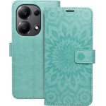 Mezzo Book Case For Xiaomi Redmi Note 13 Pro 4G / Poco M6 Pro 4G Mandala Green OEM