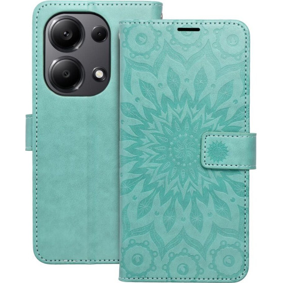 Mezzo Book Case For Xiaomi Redmi Note 13 Pro 4G / Poco M6 Pro 4G Mandala Green OEM