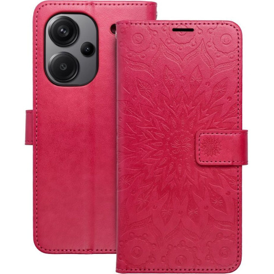 Mezzo Book Case For Xiaomi Redmi Note 13 Pro Plus 5G Mandala Magenta OEM