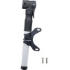 Mini Pump With Mounting Bracket For Bike / Scooter FSPMP-387 Black Silver OEM