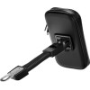 Motorcycle Holder For Mobile Phone Waterproof With Zip ( 5,5'' - 6,3'' ) Black OEM
