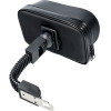 Motorcycle Holder Waterproof With Zip And Hood ( 6,4'' - 8'' ) Black OEM