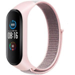 Nylon Strap For Xiaomi Mi Band 5 / 6 / 7 Pink (07) OEM