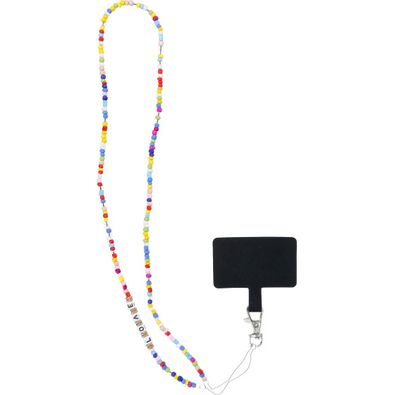 Pixie Pendant For The Phone / Cord Length 68cm (34cm In The loop) / On Neck - Beads OEM