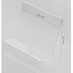 Plexi Vertical Holder With Place For Price (Navi/Tablet) OEM