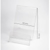 Plexi Vertical Holder With Place For Price (Smartphone - 65 mm) OEM