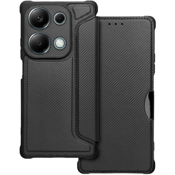 Razor Book For Xiaomi Redmi Note 13 Pro 4G / Poco M6 Pro 4G Black OEM