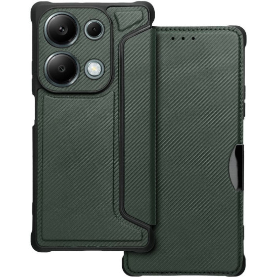 Razor Book For Xiaomi Redmi Note 13 Pro 4G / Poco M6 Pro 4G Dark Green OEM