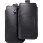 Royal - Leather Universal Blet Pocket / Black - Size 2XL - Iphone 6 Plus / Samsung A52 / Xiaomi Redmi Note 10 OEM