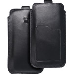 Royal - Leather Universal Blet Pocket / Black - Size 2XL+Wide - Samsung A12 / Note 9 / Xiaomi Redmi Note 10 Pro OEM